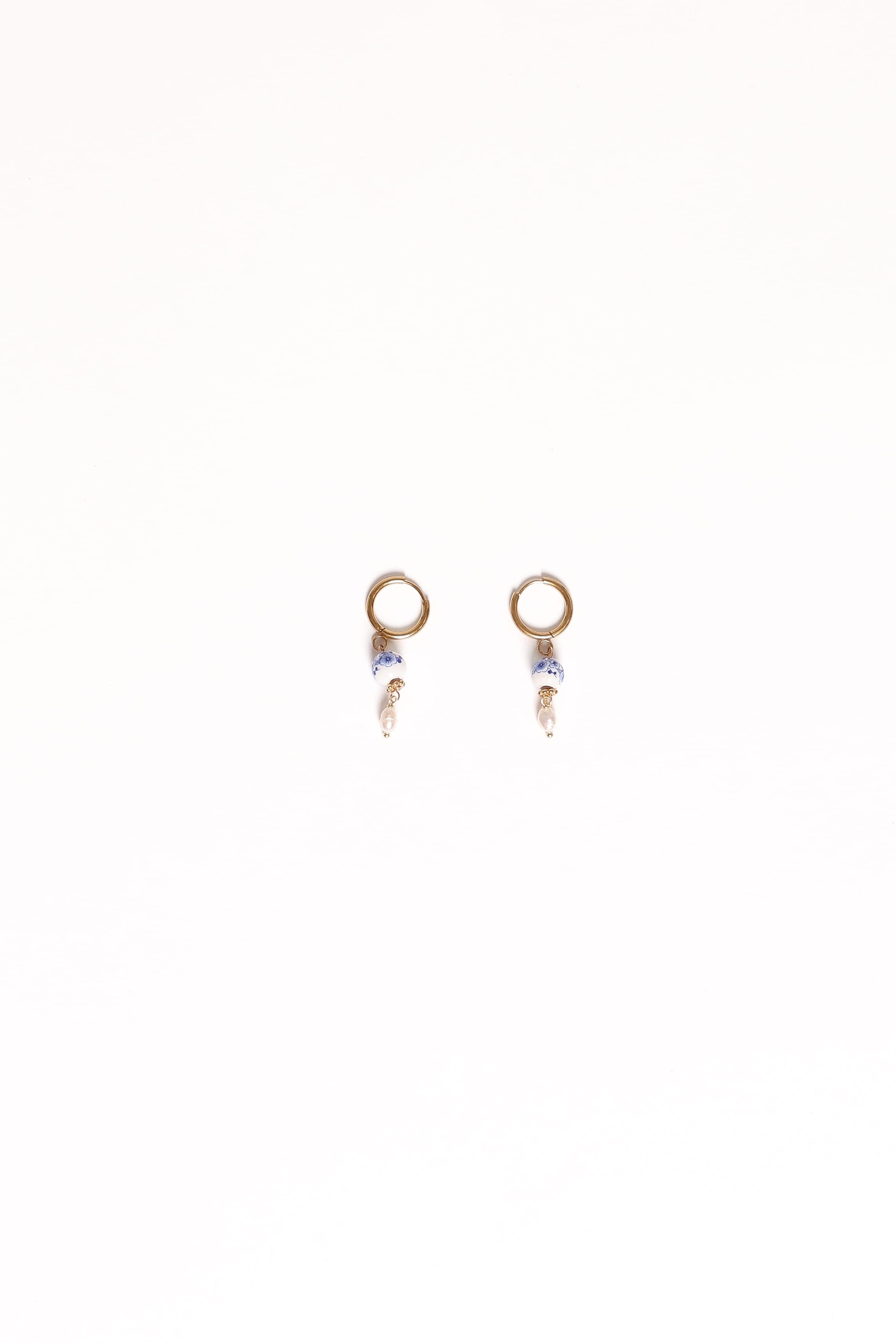 ACCESSORIES Bree Earrings - Blue/Pearl