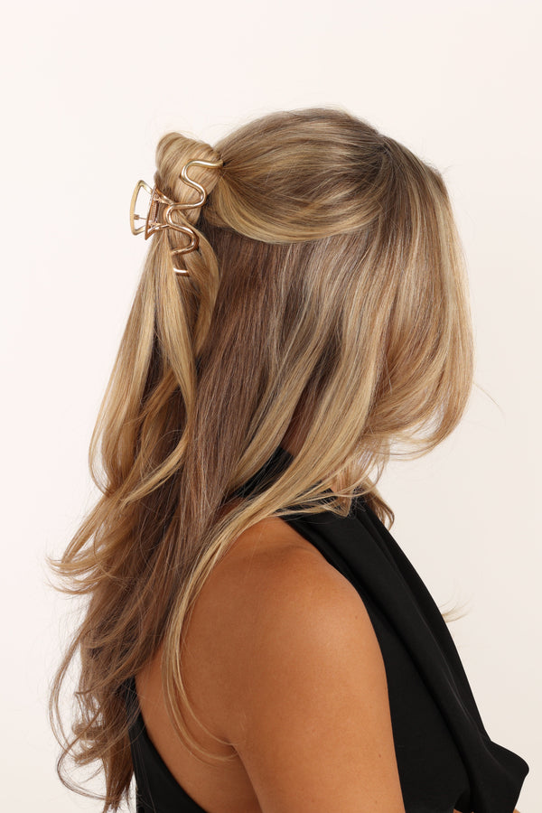 ACCESSORIES @Cecilia Hair Clip - Gold