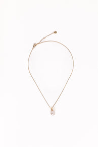ACCESSORIES Celia Pearl Necklace - Gold