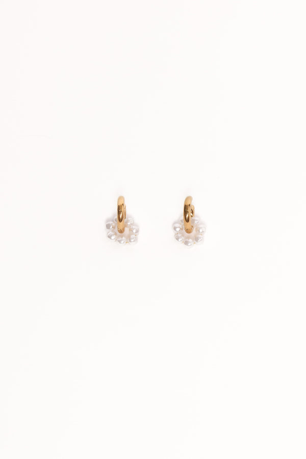 ACCESSORIES Cheri Earrings - Gold/Pearl