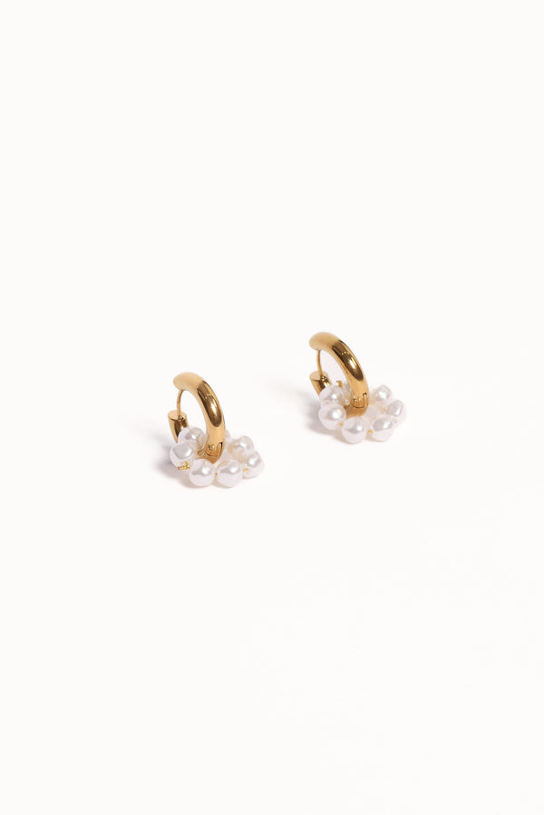 ACCESSORIES Cheri Earrings - Gold/Pearl