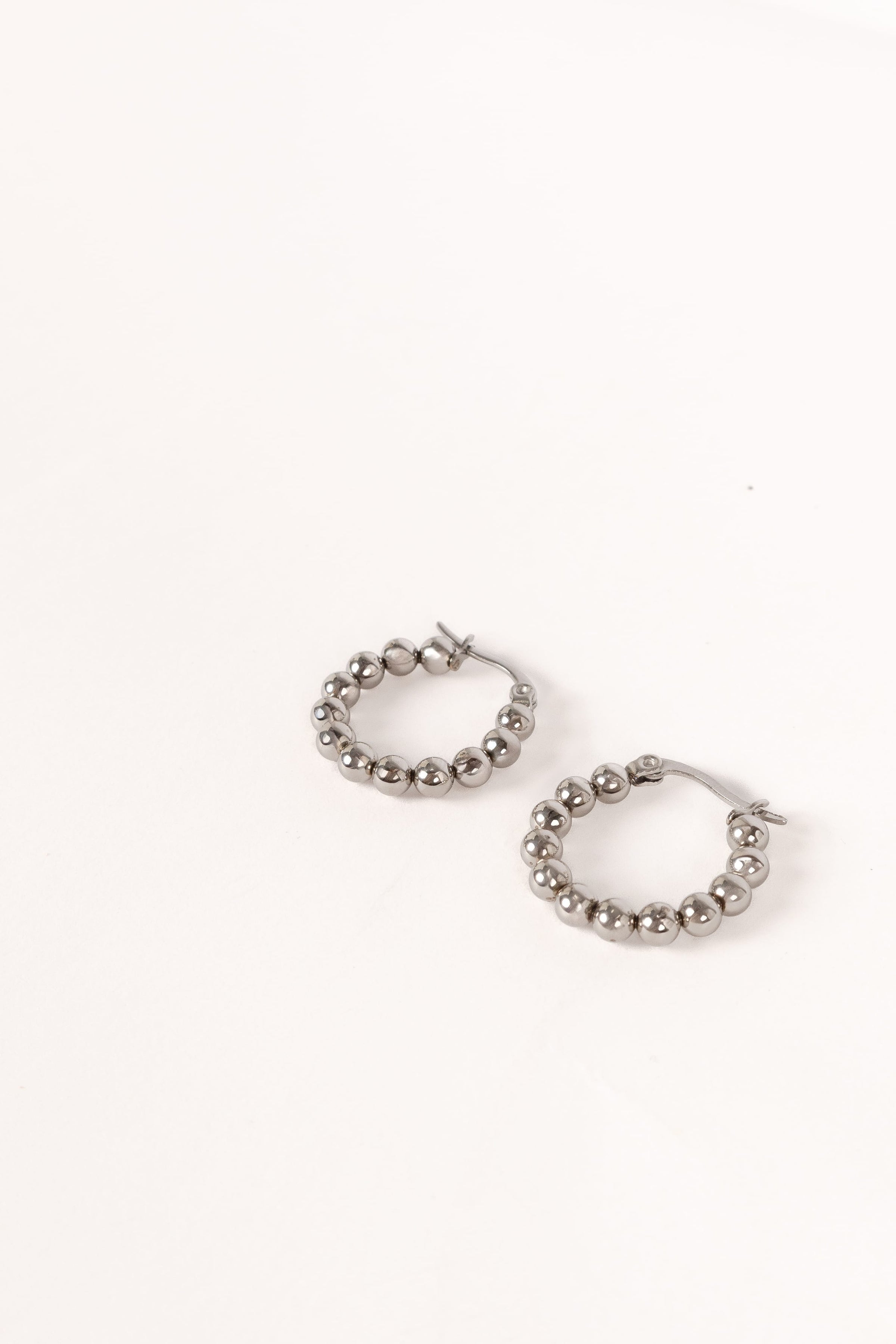 ACCESSORIES Chloe Hoop Earrings - Silver
