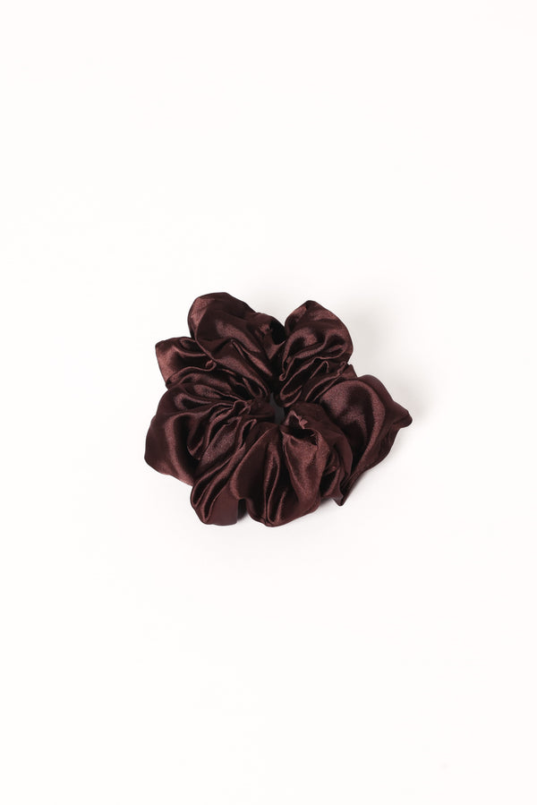 ACCESSORIES Cooper Scrunchie - Chocolate Brown