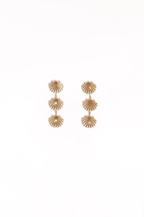ACCESSORIES Coral Earrings - Gold