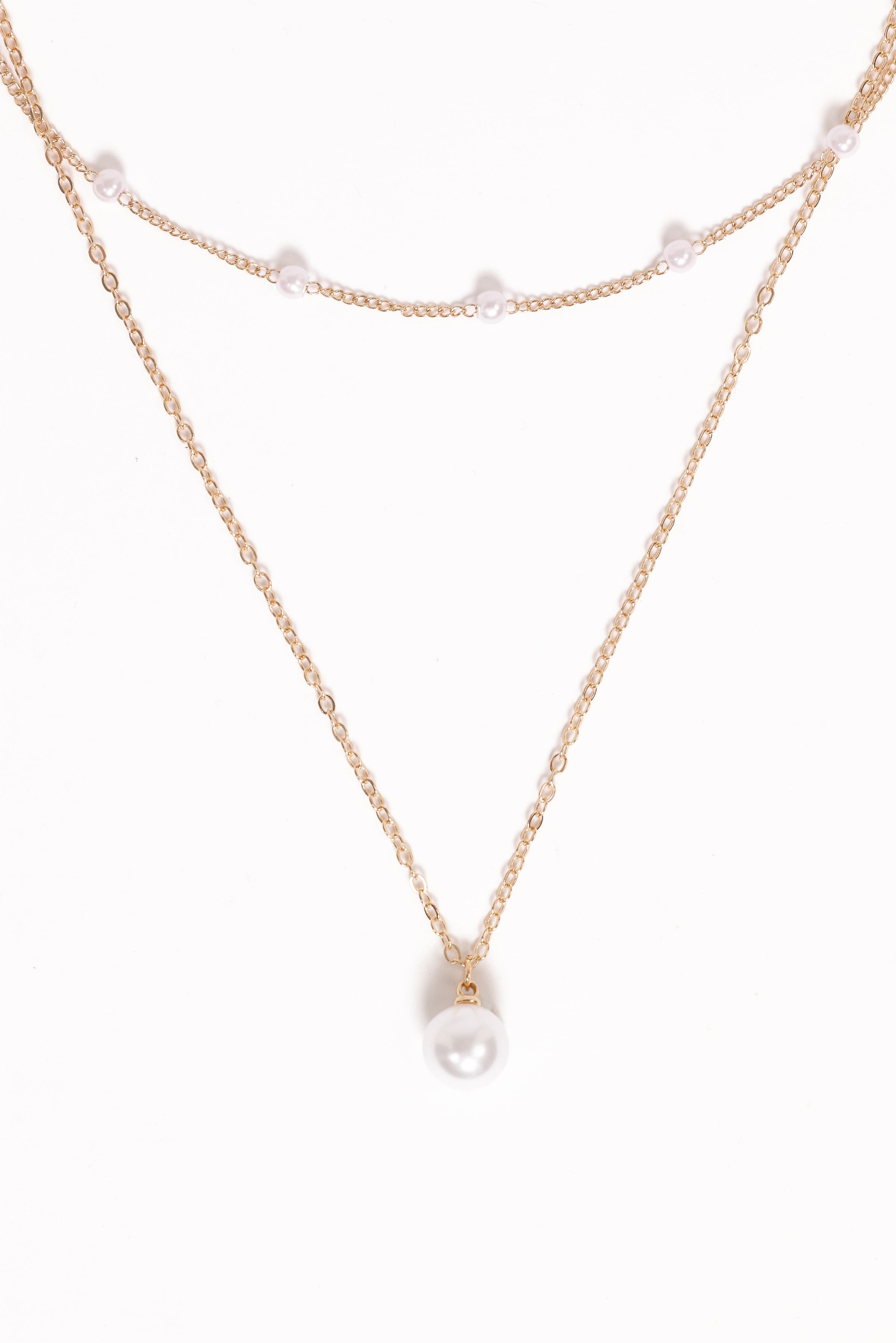 ACCESSORIES Corinna Necklace - Gold/Pearl