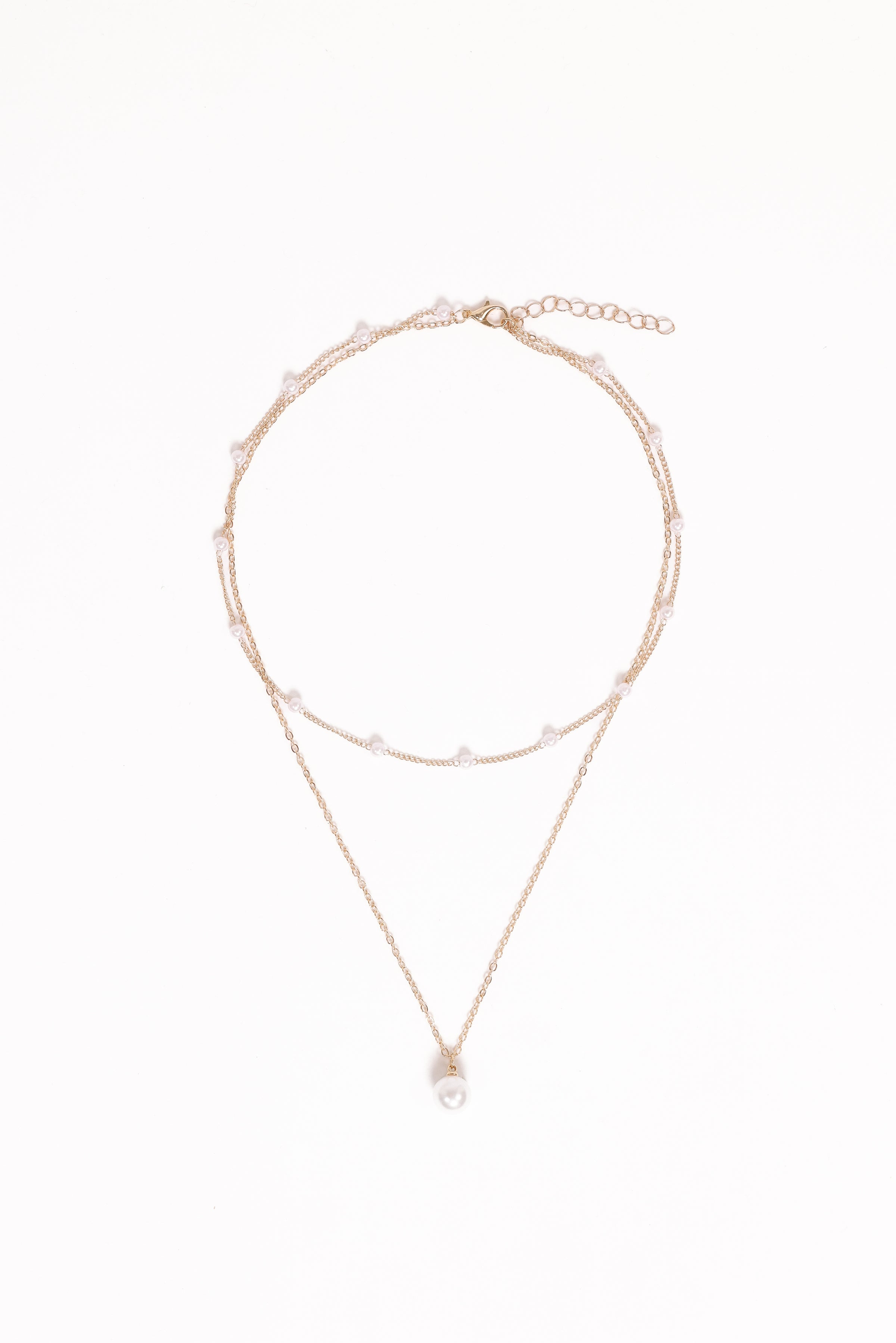 ACCESSORIES Corinna Necklace - Gold/Pearl