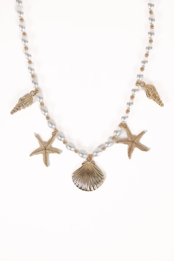 ACCESSORIES Costa Necklace - Pearl