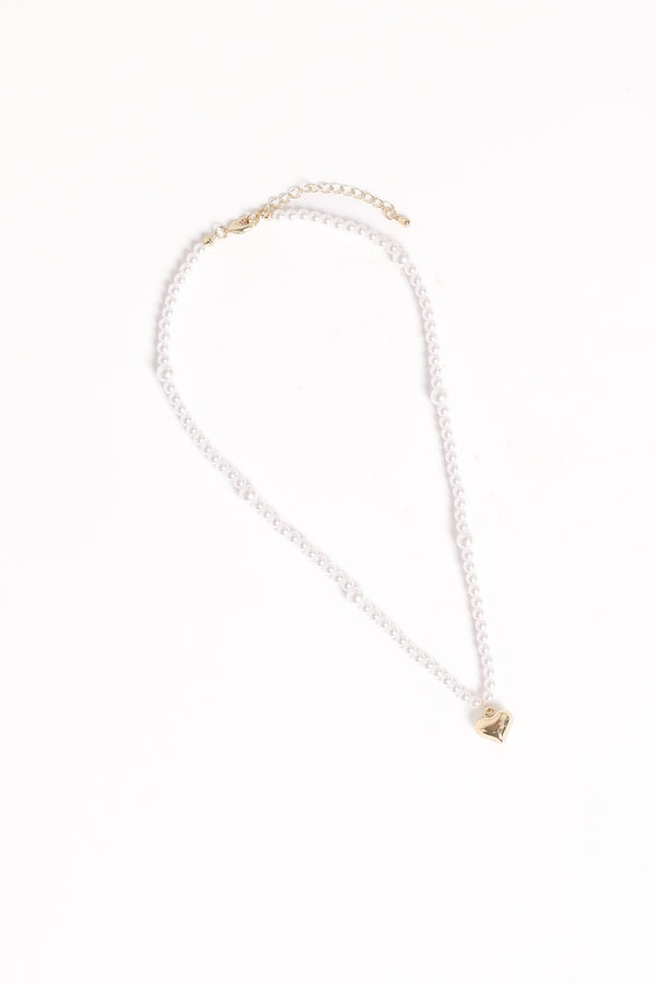 ACCESSORIES Dahlia Necklace - Pearl