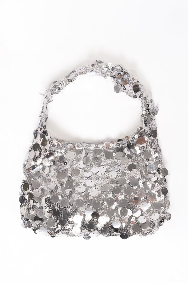ACCESSORIES Delta Sequin Bag - Silver