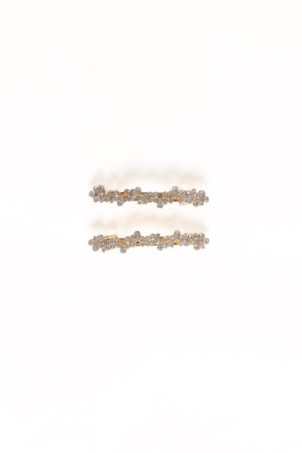 ACCESSORIES Diana 2 Pack Hair Clips - Diamante