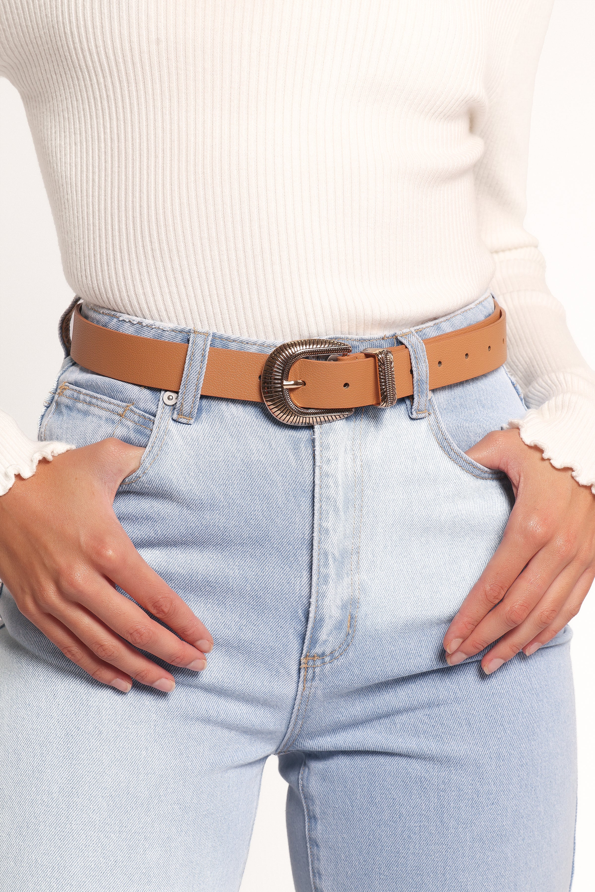 ACCESSORIES Dylan Belt - Camel