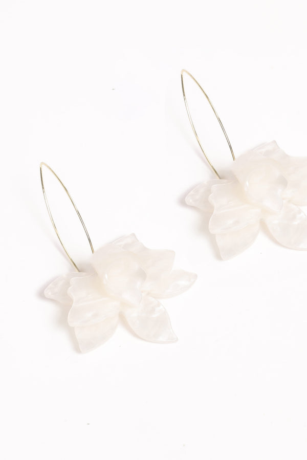 ACCESSORIES Edel Earrings - White