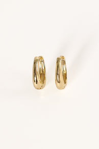 ACCESSORIES @Farrow Loop Earrings - Gold