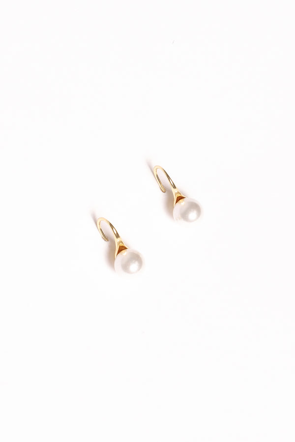 ACCESSORIES Finley Earrings - Gold/Pearl