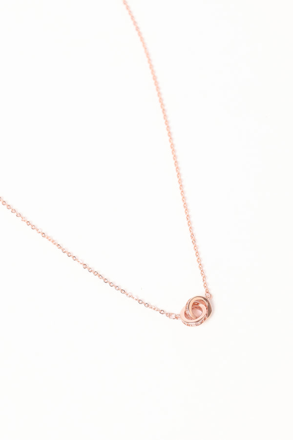 ACCESSORIES Flavia Necklace - Rose Gold