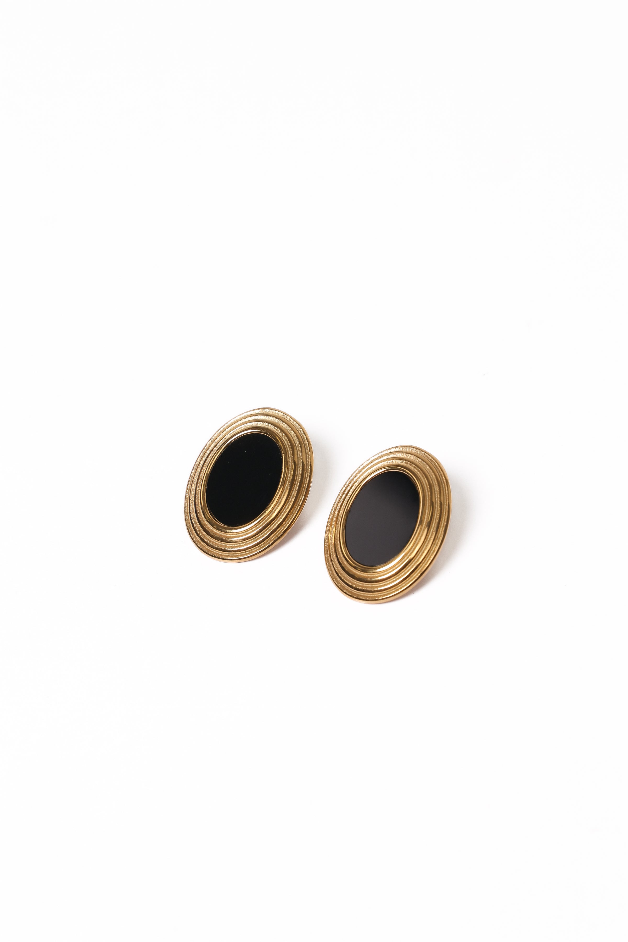 ACCESSORIES Francine Earrings - Black/Gold