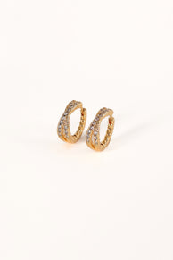 ACCESSORIES Frankie Hoop Earrings - Gold