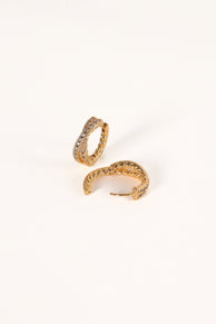 ACCESSORIES Frankie Hoop Earrings - Gold