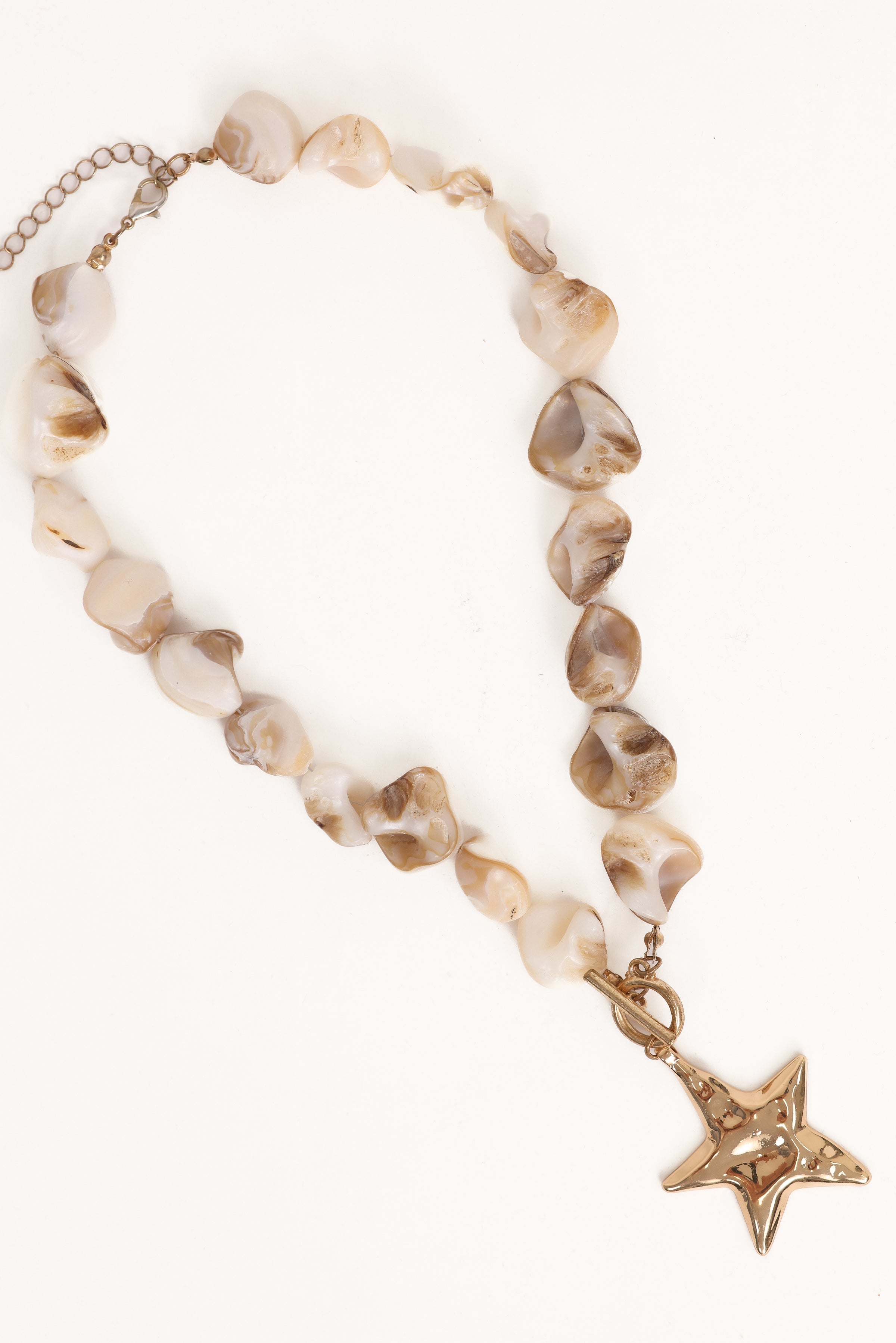 ACCESSORIES Gabbie Star Necklace - Pearl/Gold