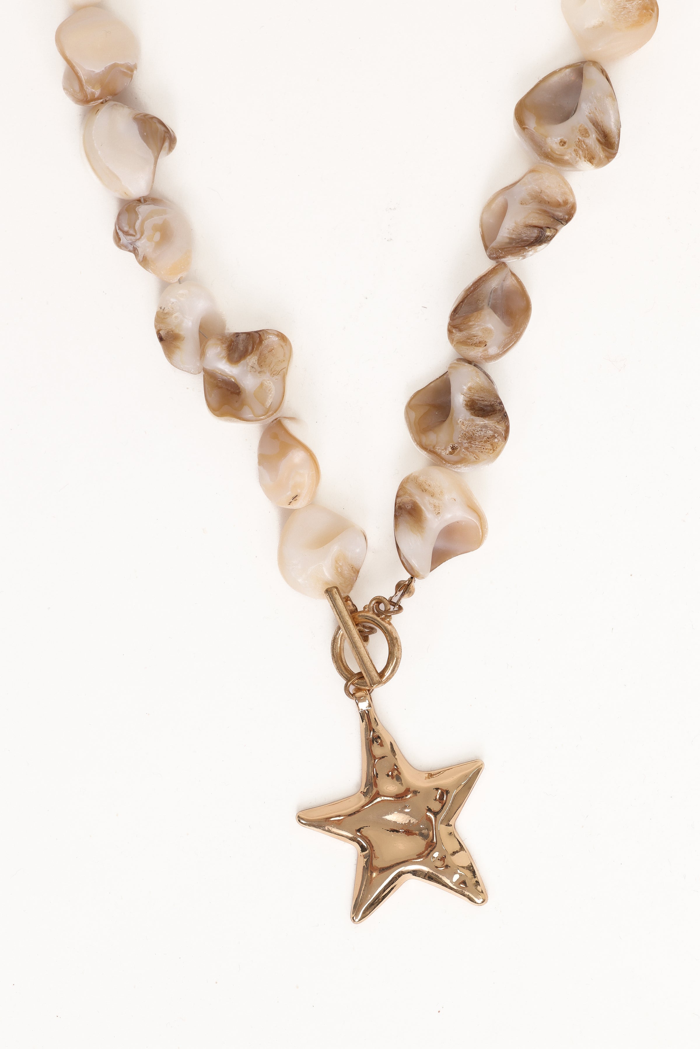 ACCESSORIES Gabbie Star Necklace - Pearl/Gold