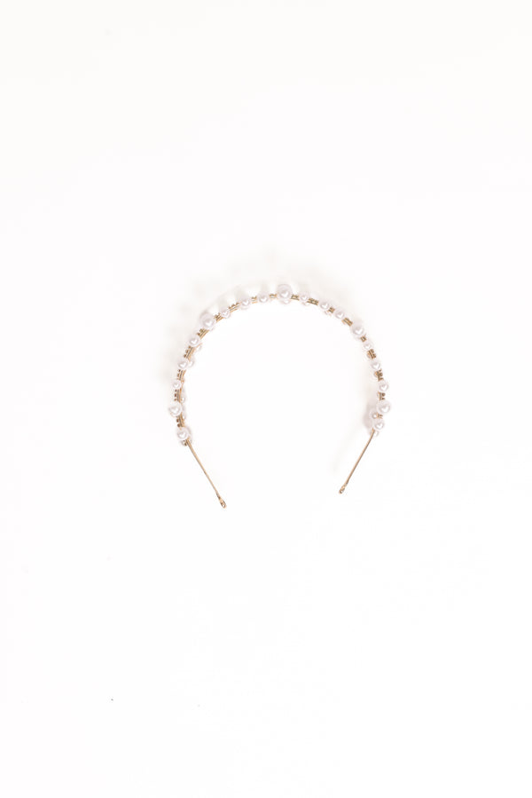 ACCESSORIES Gale Headband - Pearl