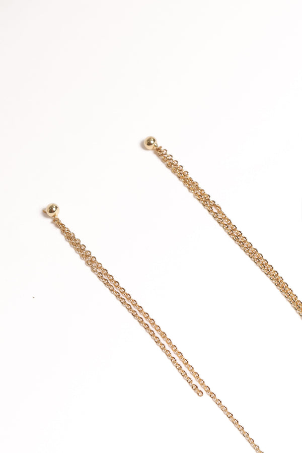 ACCESSORIES Genevieve Drop Earrings - Gold