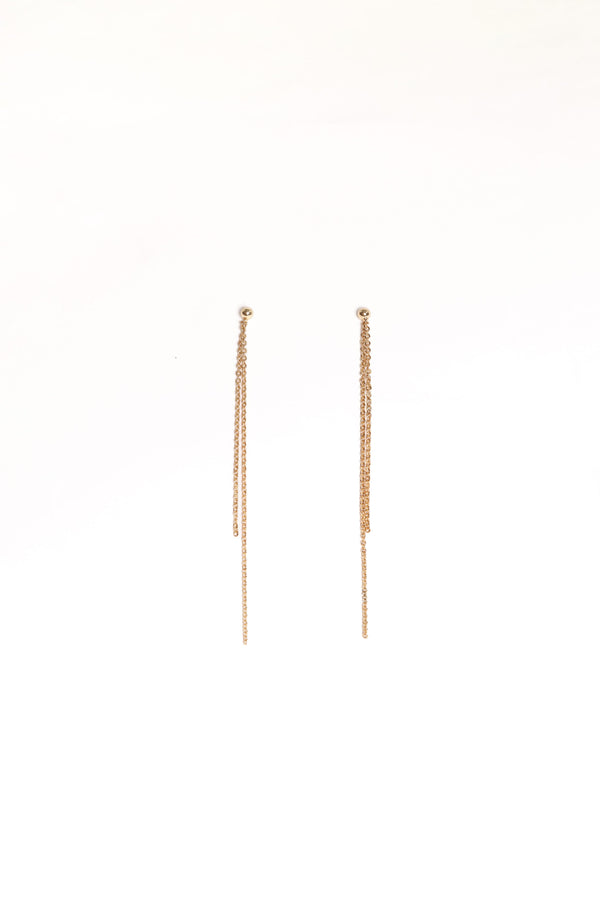 ACCESSORIES Genevieve Drop Earrings - Gold