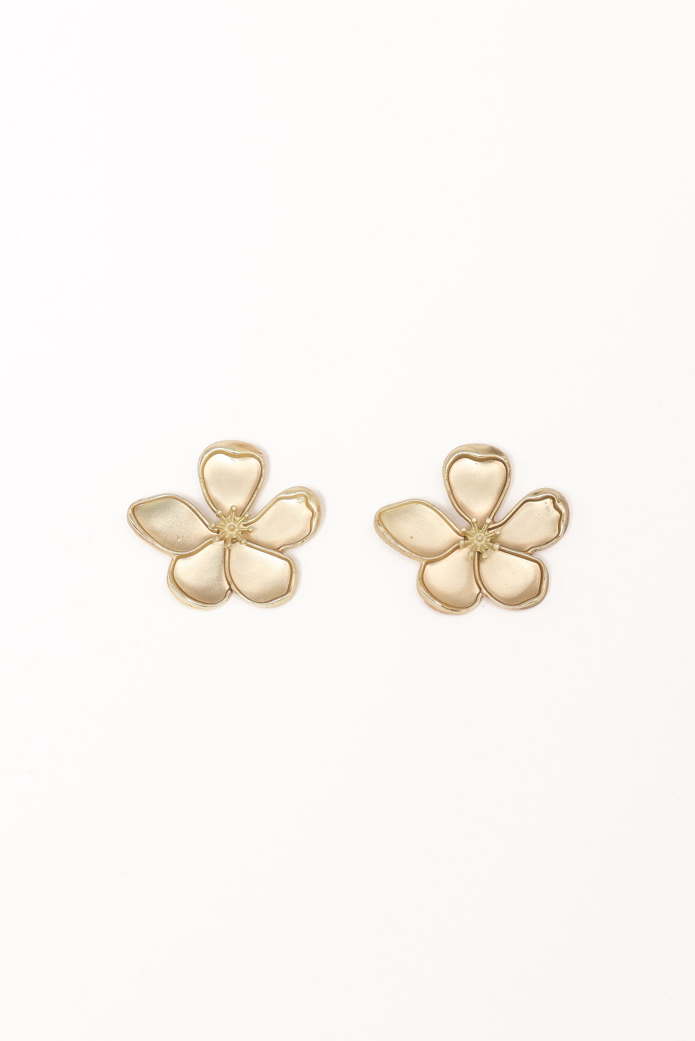 ACCESSORIES Gisella Flower Earrings - Gold