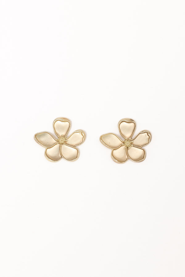 ACCESSORIES Gisella Flower Earrings - Gold