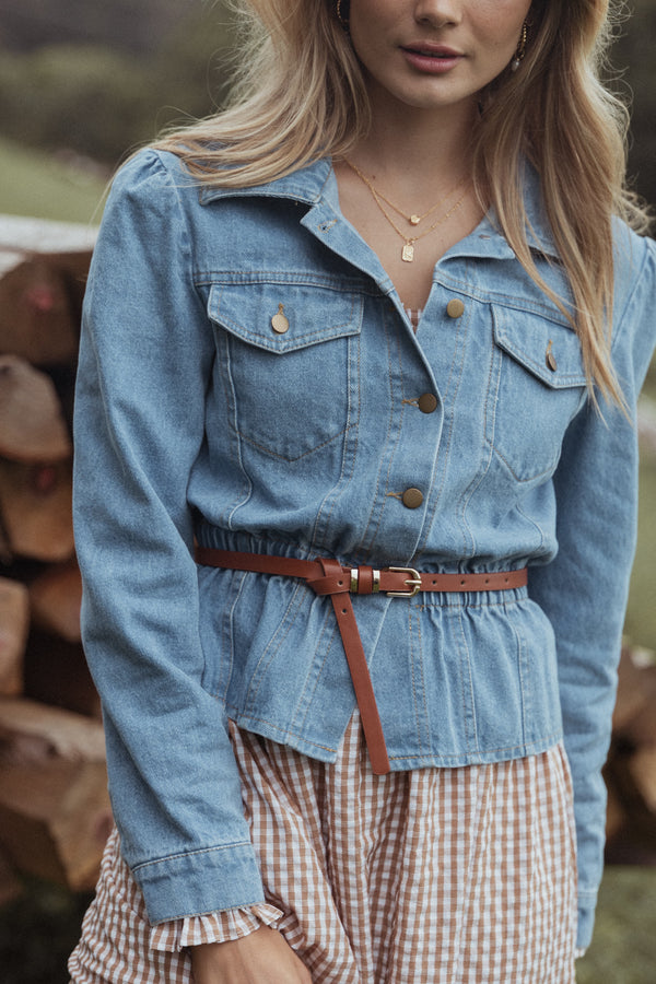 ACCESSORIES Grace Belt - Brown