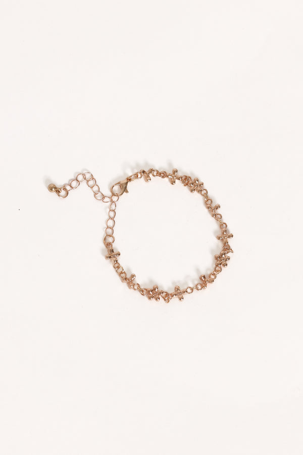 ACCESSORIES Hannah Flower Bracelet - Gold