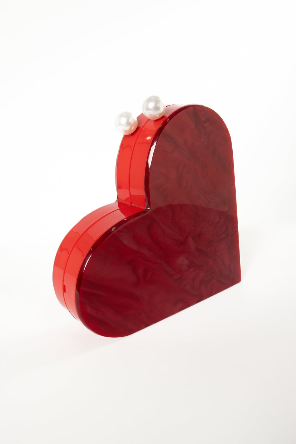 ACCESSORIES Heart Shaped Bag - Red