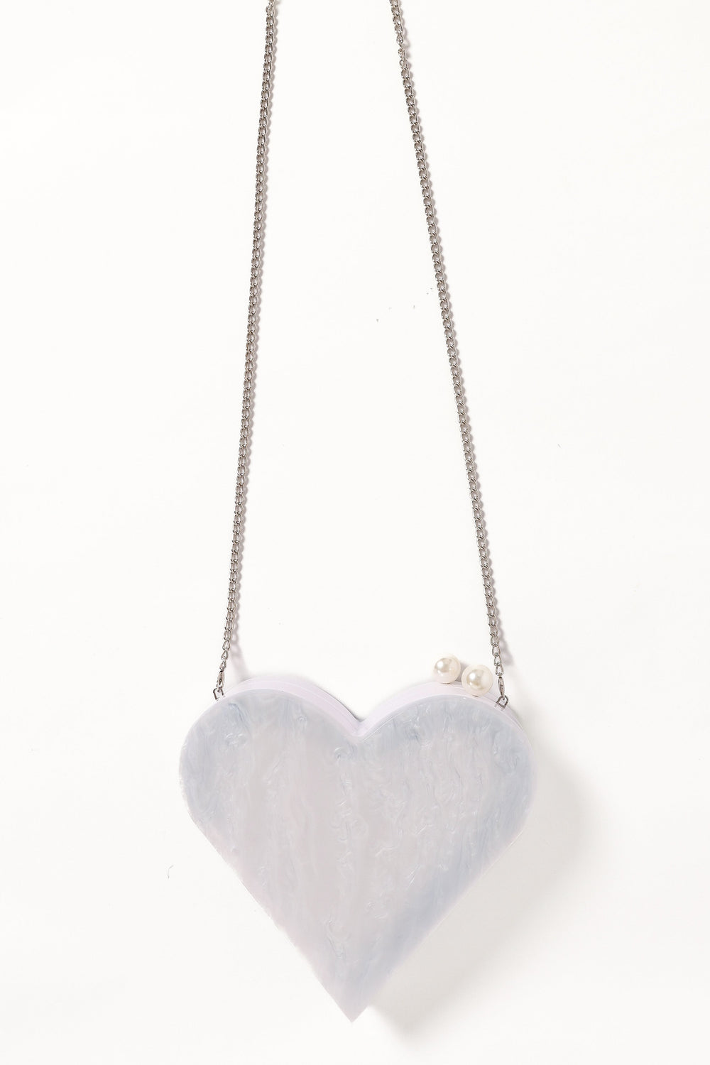ACCESSORIES Heart Shaped Bag - White