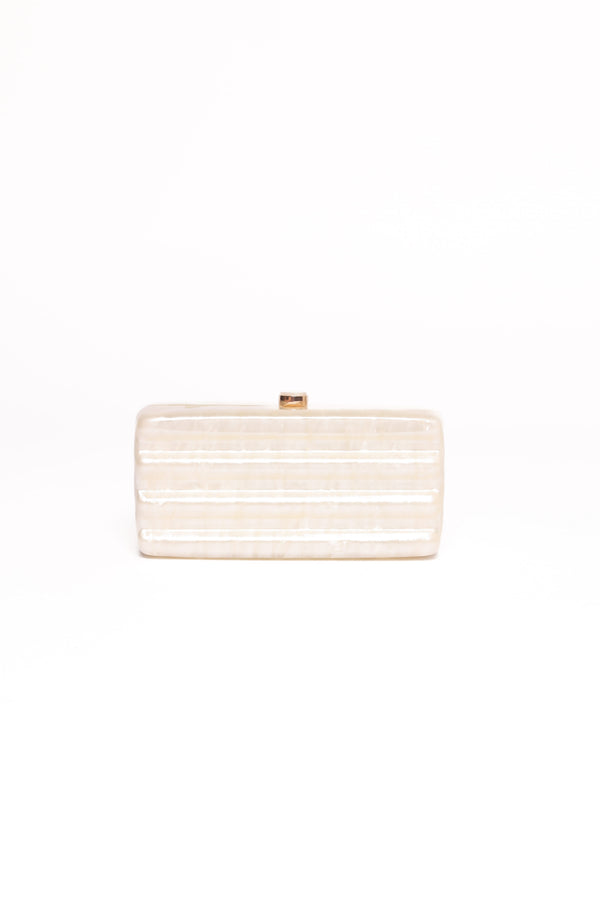 ACCESSORIES Helena Clutch - Pearl
