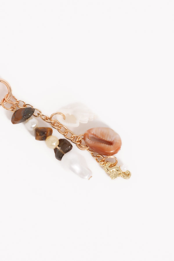 ACCESSORIES Imogen Shell Key Chain - Gold