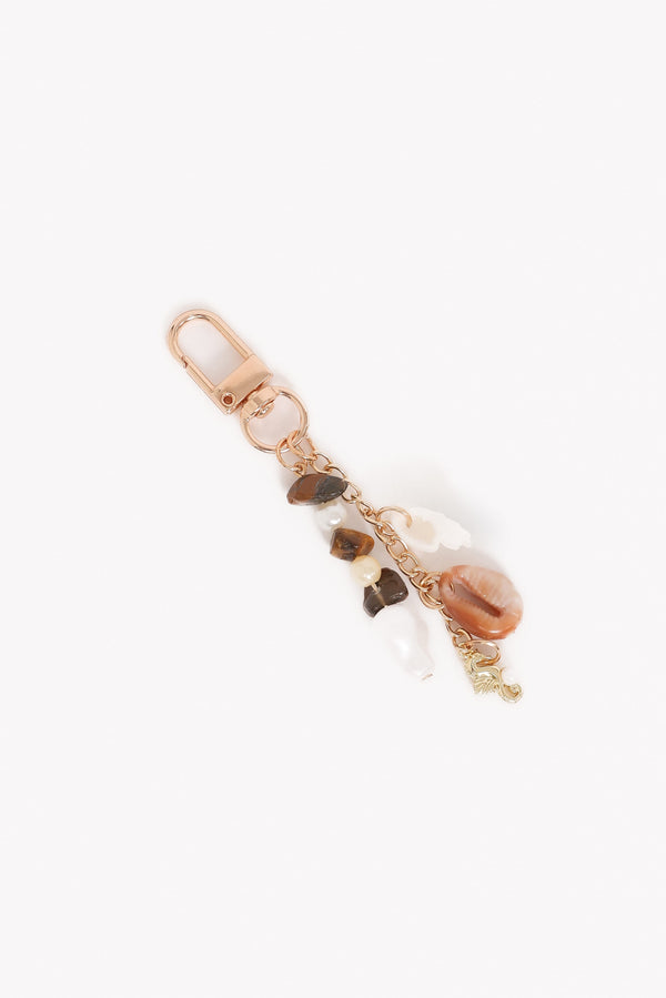 ACCESSORIES Imogen Shell Key Chain - Gold