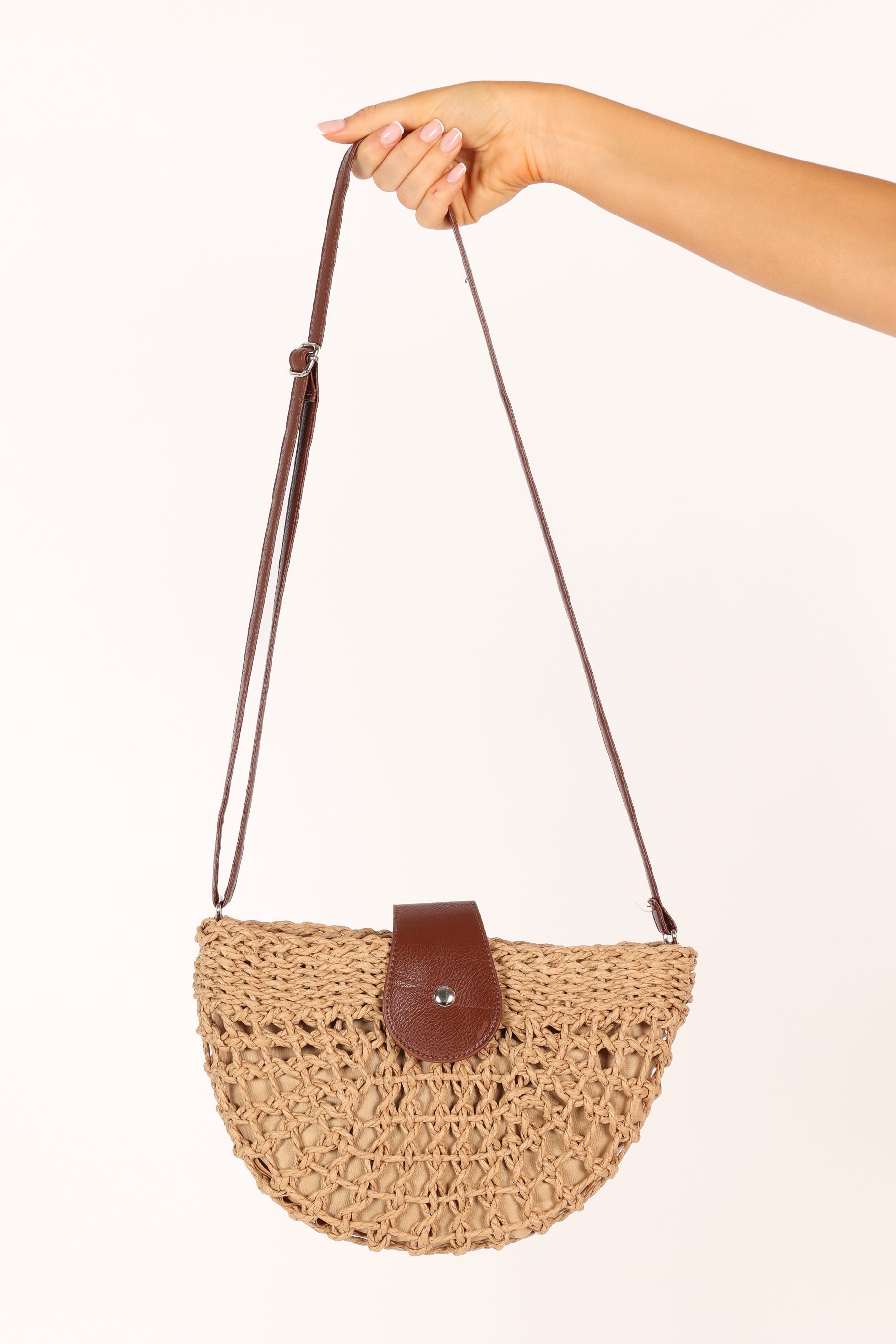 ACCESSORIES @Isle Straw Crossbody Bag - Natural