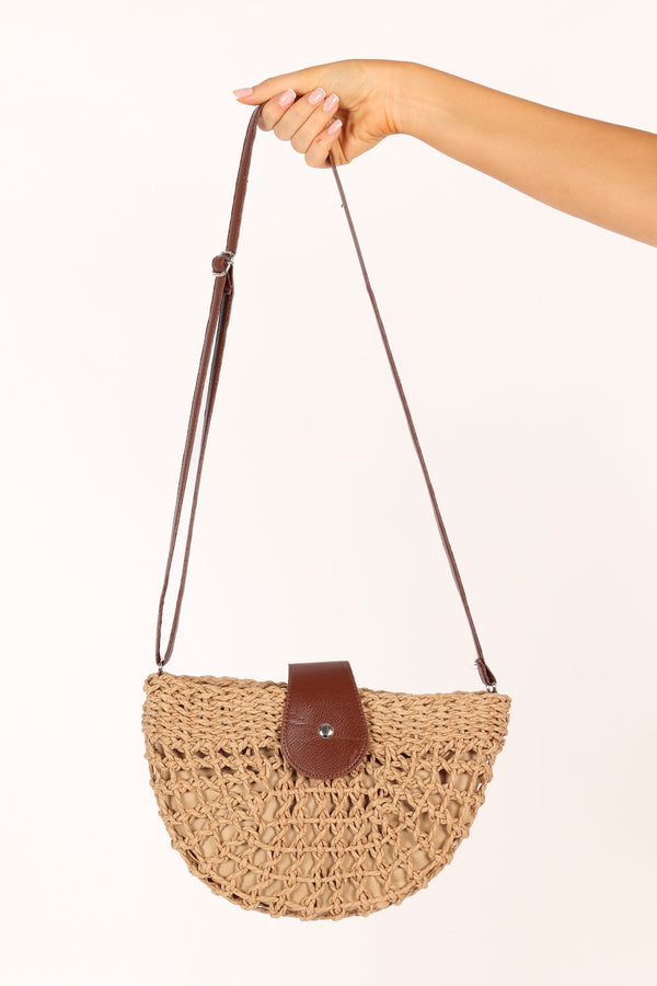 ACCESSORIES @Isle Straw Crossbody Bag - Natural