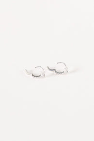 ACCESSORIES Jacque Huggie Earring - Silver