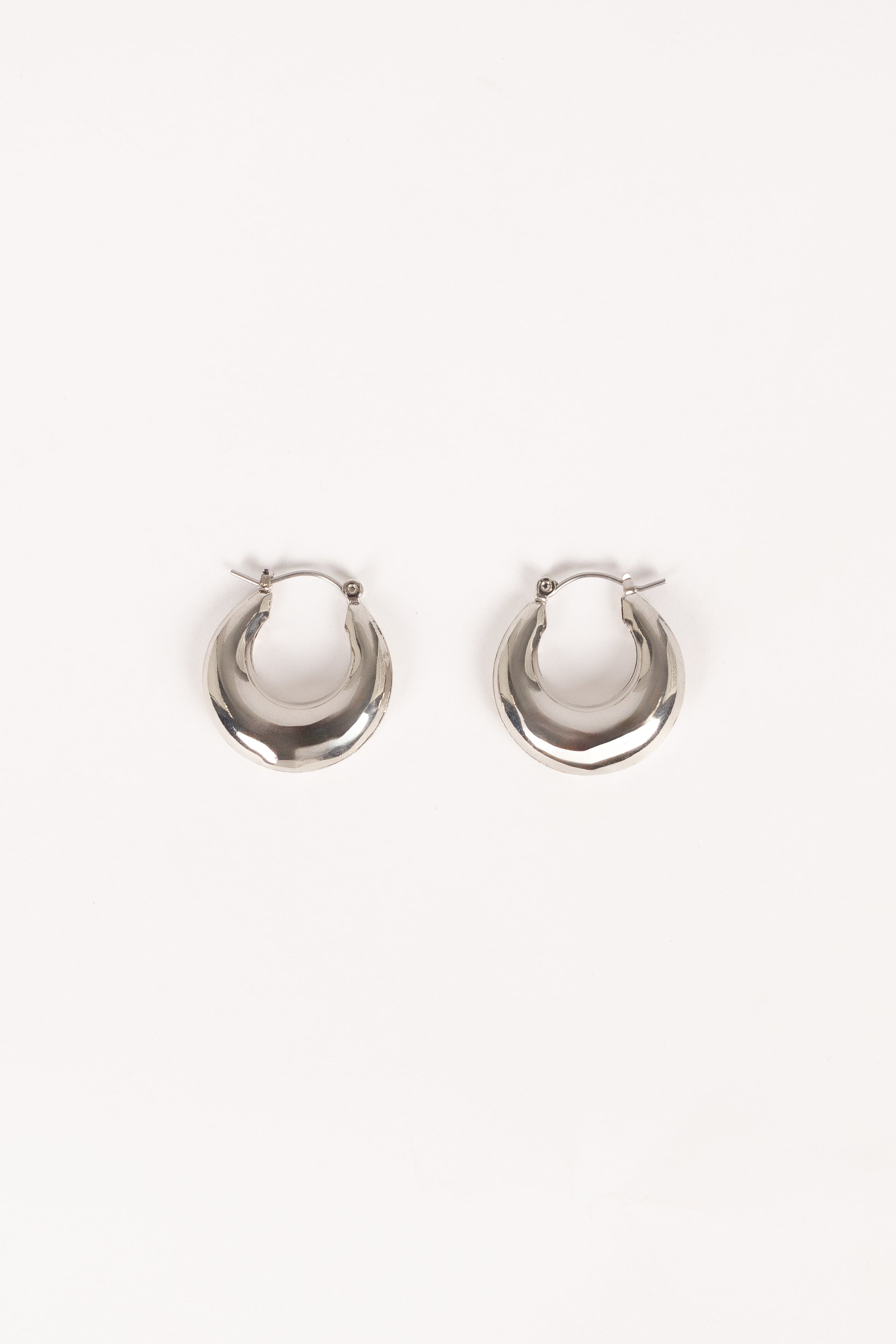 ACCESSORIES James Hoop Earrings - Silver