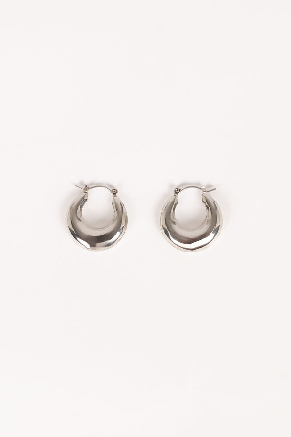 ACCESSORIES James Hoop Earrings - Silver