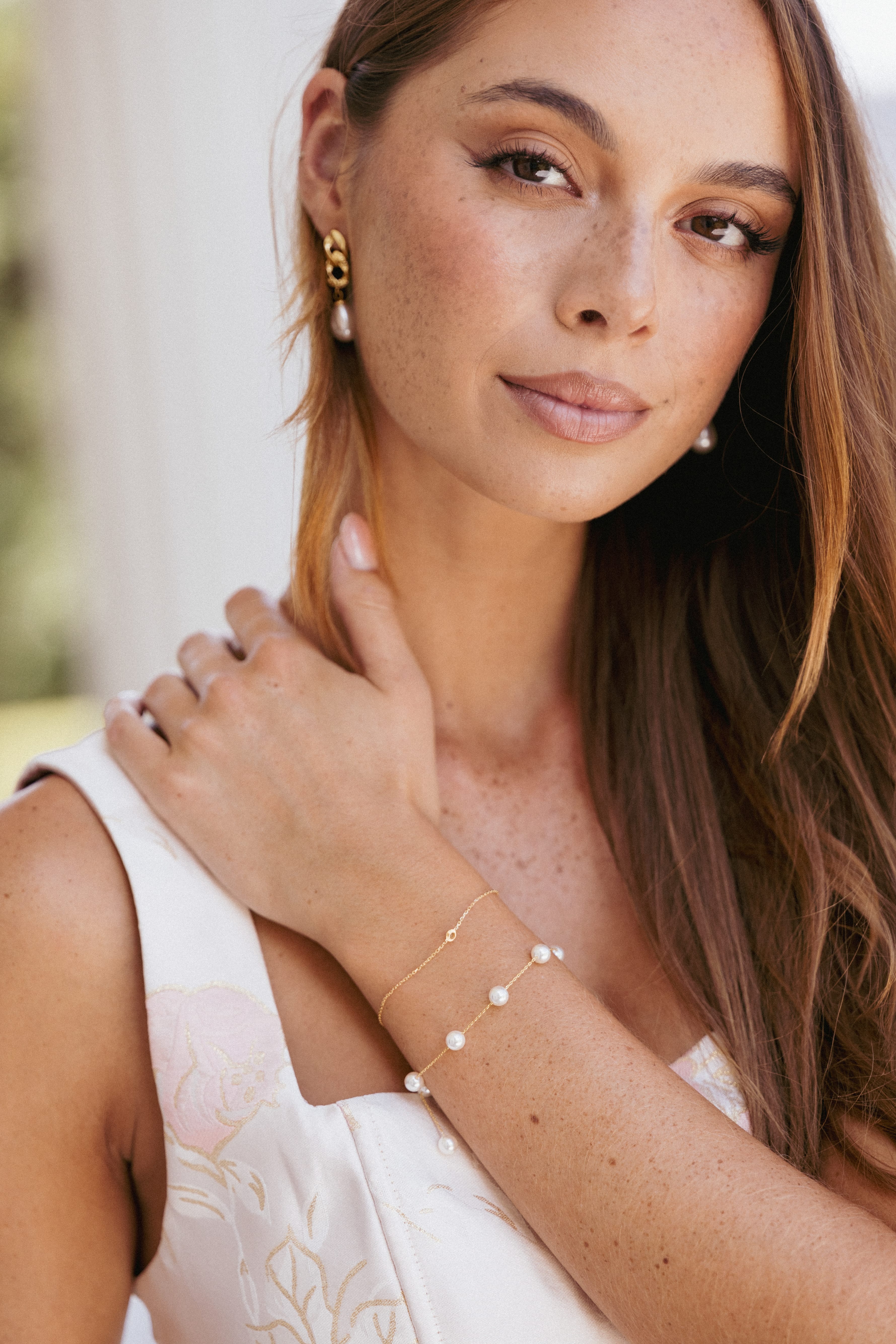 ACCESSORIES Jasmine Bracelet - Pearl