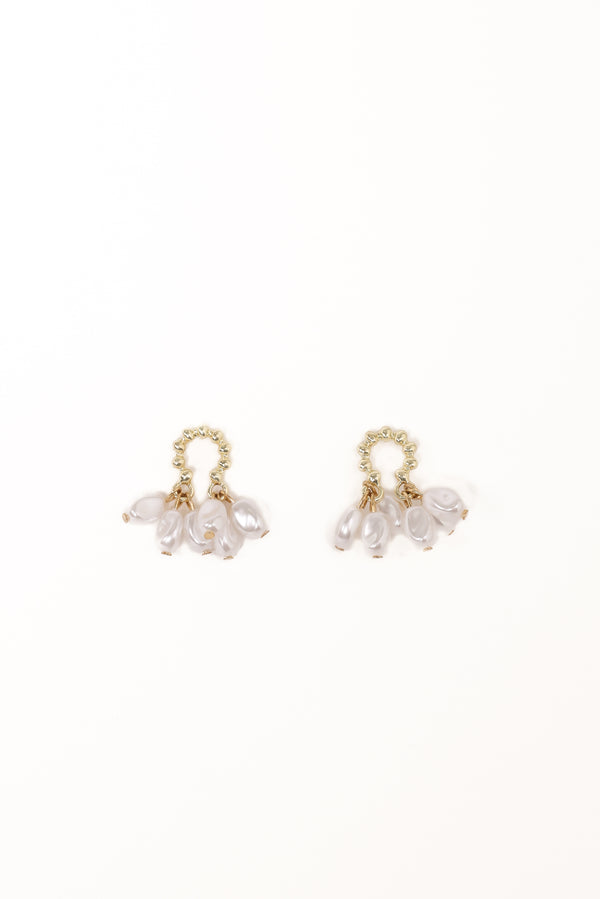 ACCESSORIES Jemima Earrings - Gold Pearl