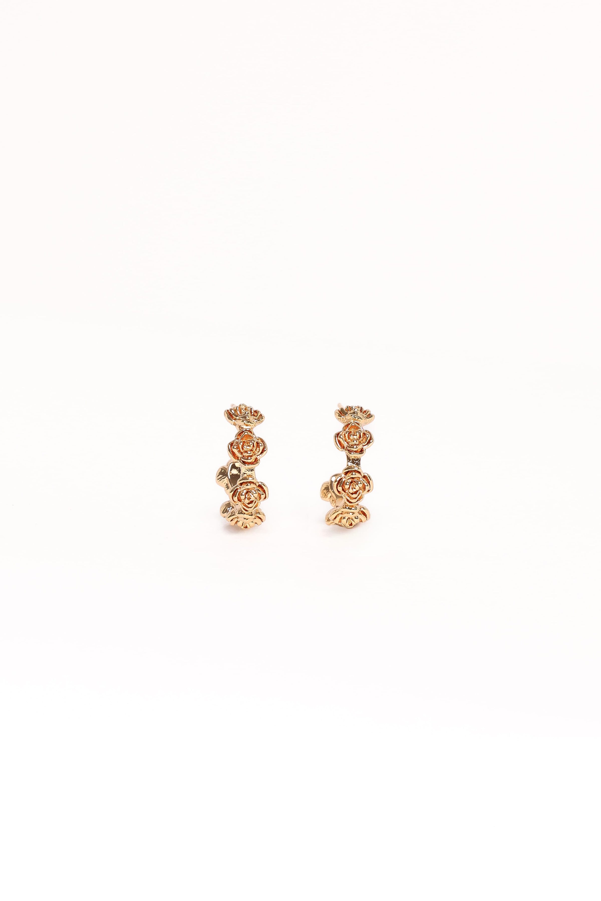 ACCESSORIES Jennie Flower Earrings - Gold