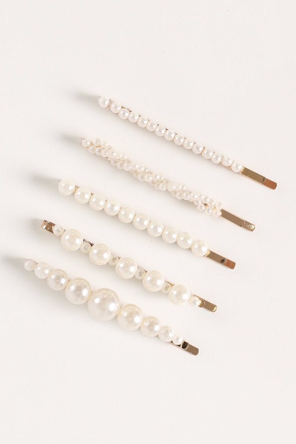 ACCESSORIES @Joelle Hair Pins - Pearl