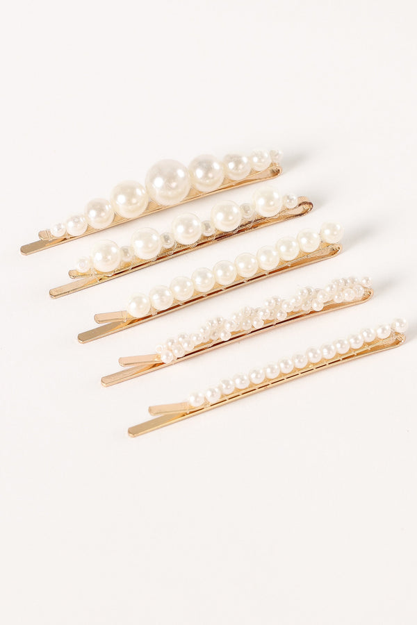 ACCESSORIES @Joelle Hair Pins - Pearl