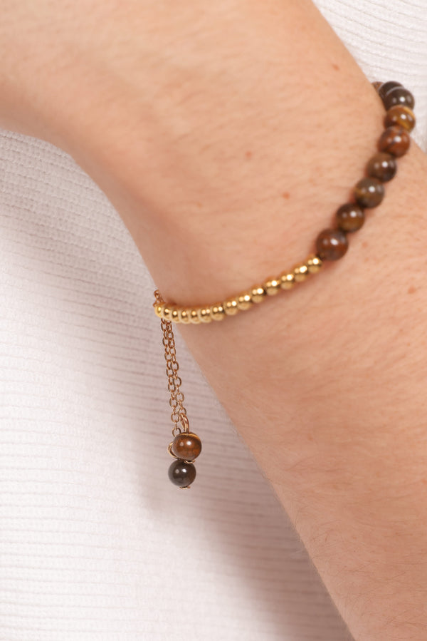 ACCESSORIES Jordana Beaded Bracelet - Brown