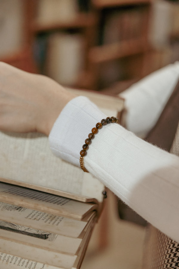 ACCESSORIES Jordana Beaded Bracelet - Brown