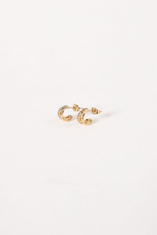 ACCESSORIES @Jordyn Earrings - Gold