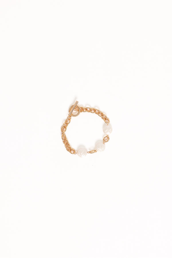 ACCESSORIES Kai Bracelet - Gold/Pearl